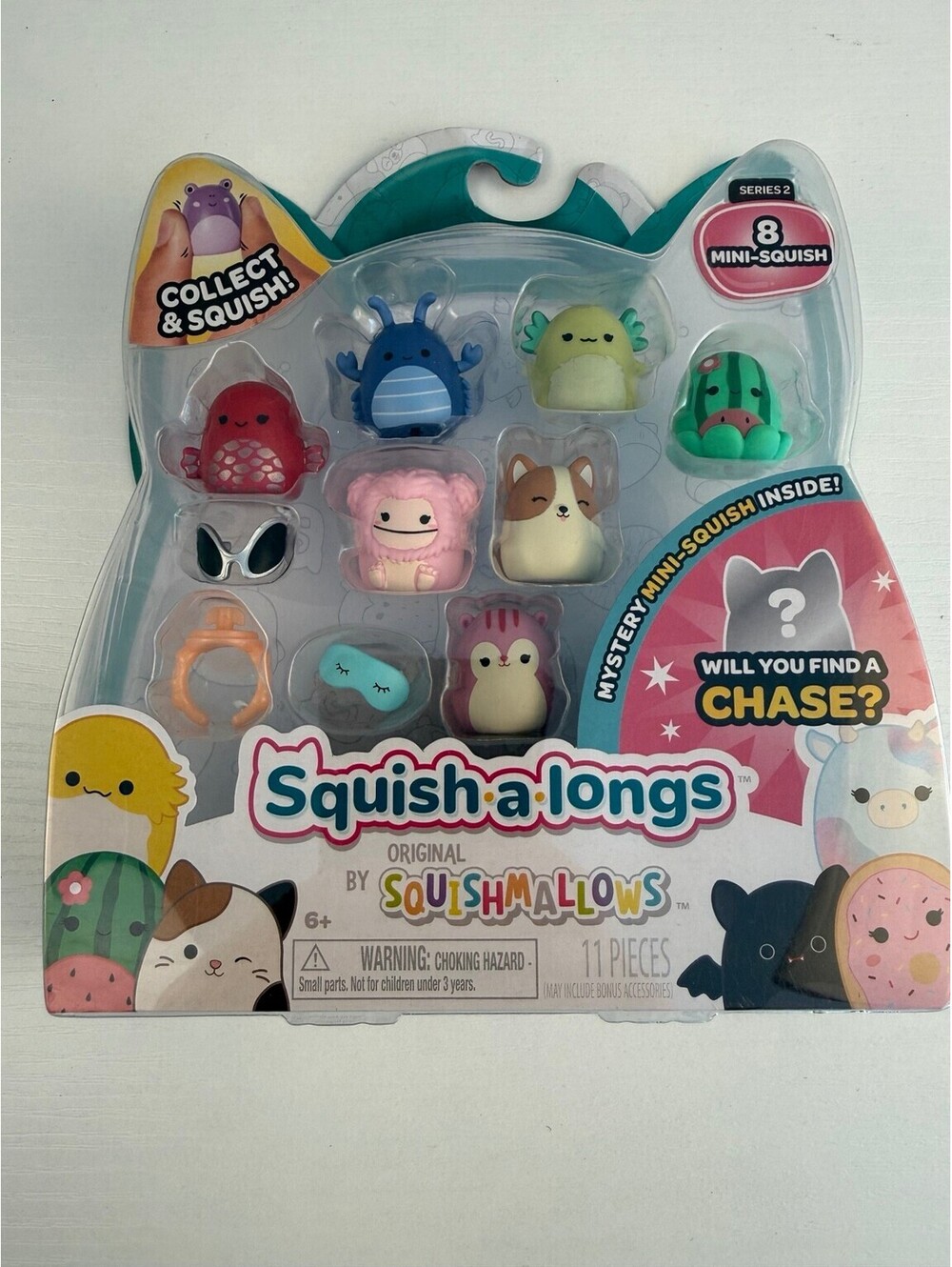 Squish-a-longs Squishmallows Series 2 – 8 Mini-Squish + Accessories